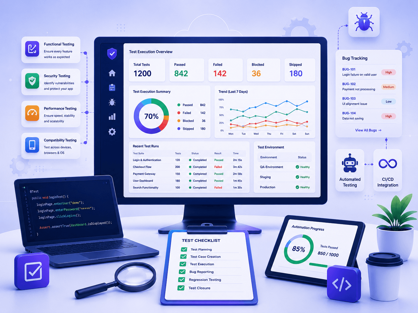 QA & Software Testing